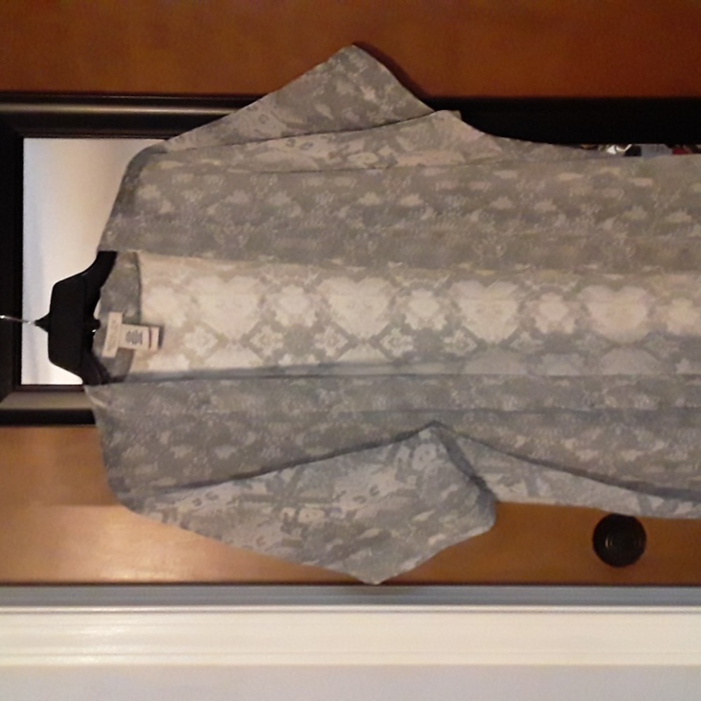 Rachel Zoe snake print kimono swim cover one size
